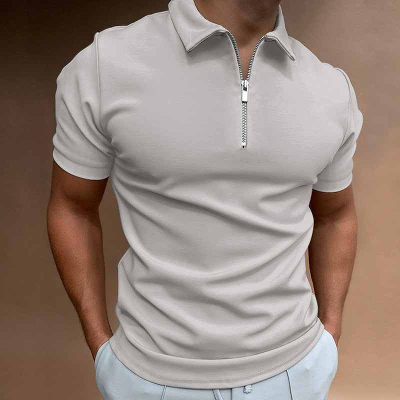 Hugo™ Polo - Polo Homme avec Fermeture Éclair pour un Look Soigné !