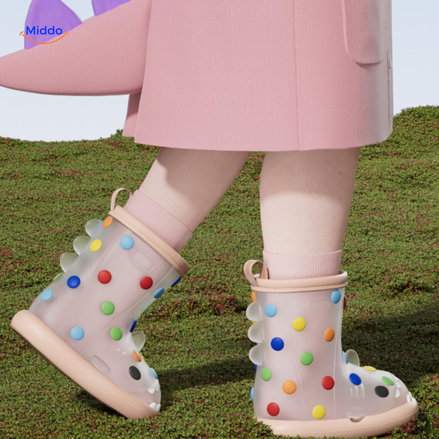 Zureto™ Bottes de Pluie Requin | 3D, Imperméables et Antidérapantes