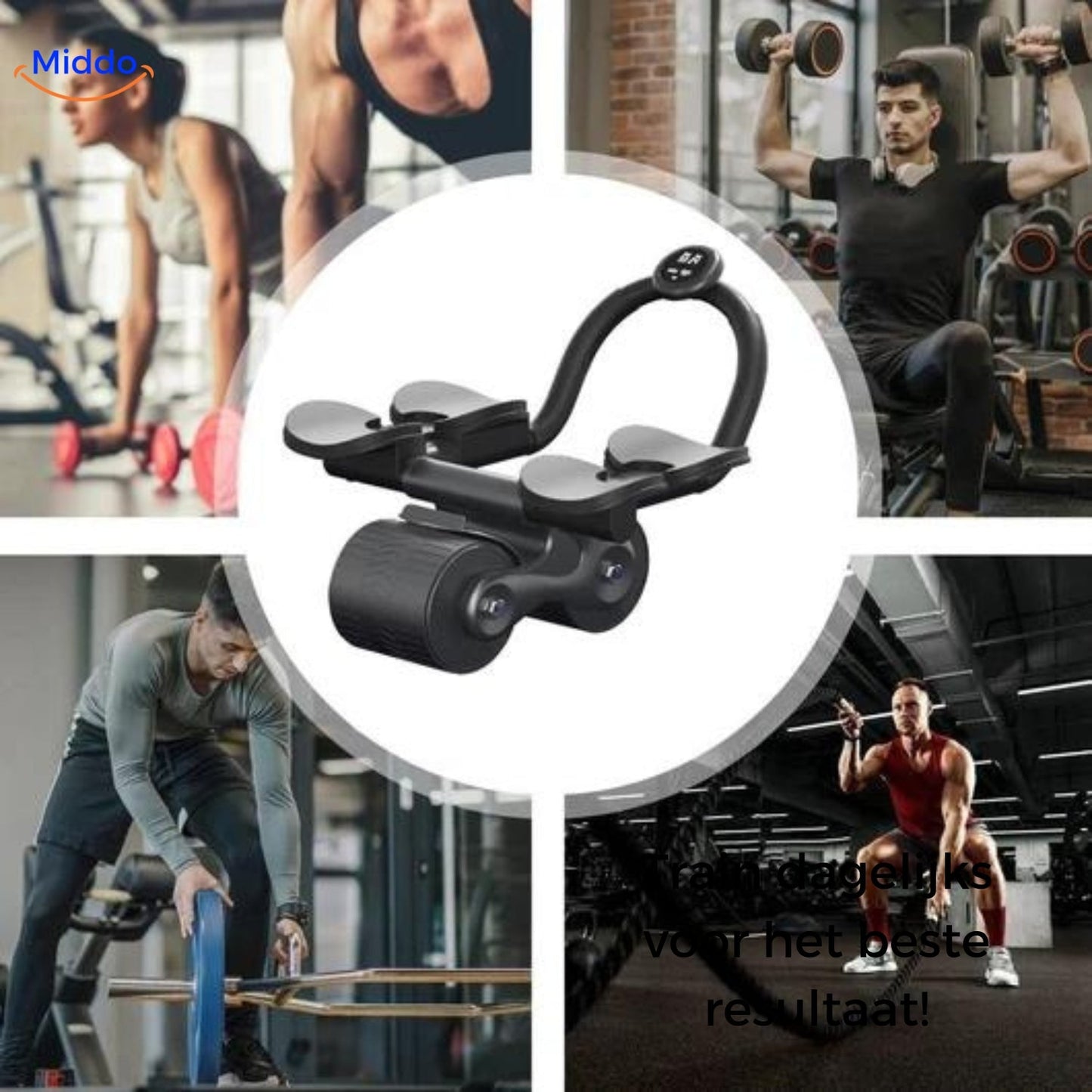 AbWheel Pro™ | Entraîneur de Muscles Abdominaux pour un Ventre Plat depuis Chez Vous !