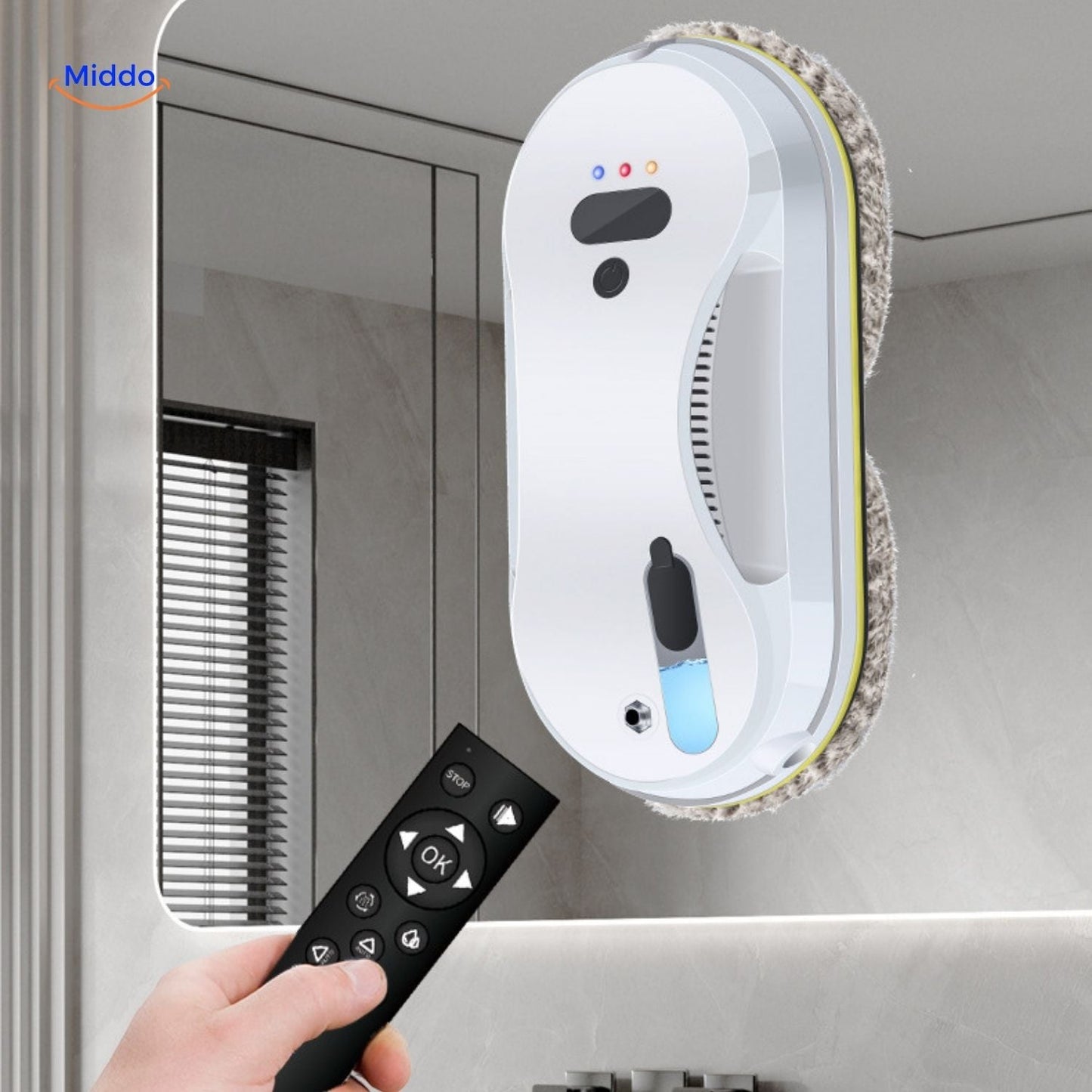 CleanSweep™ Robot de Fenêtre | Électrique & Télécommandé !