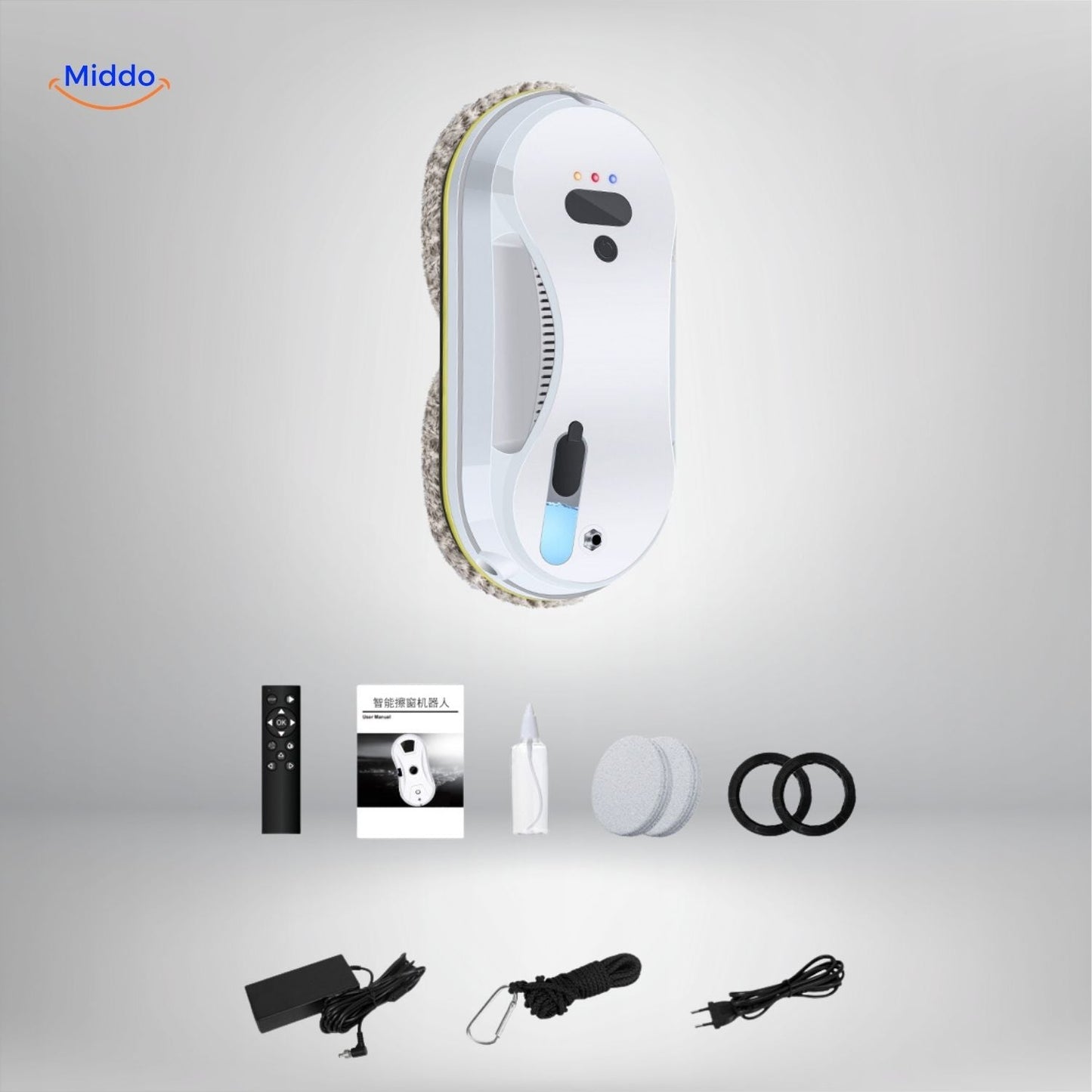 CleanSweep™ Robot de Fenêtre | Électrique & Télécommandé !