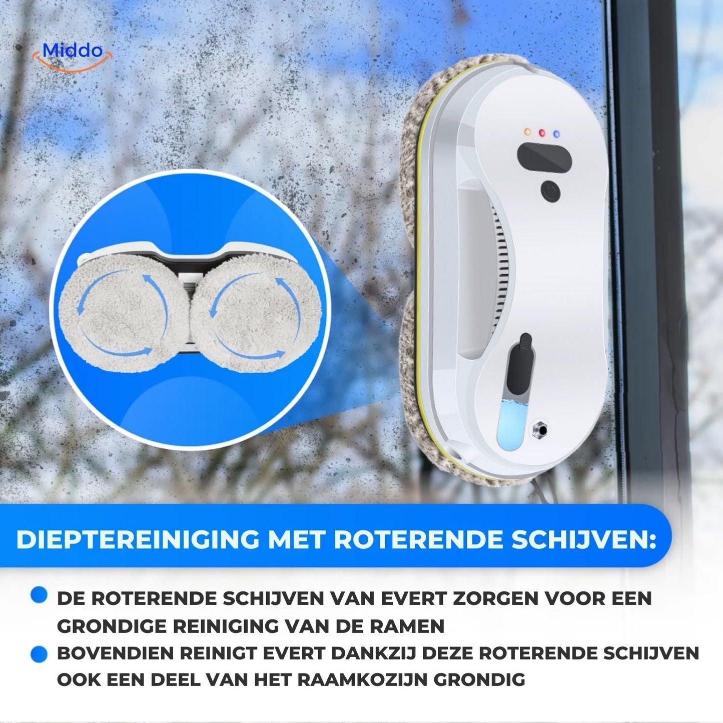 CleanSweep™ Robot de Fenêtre | Électrique & Télécommandé !