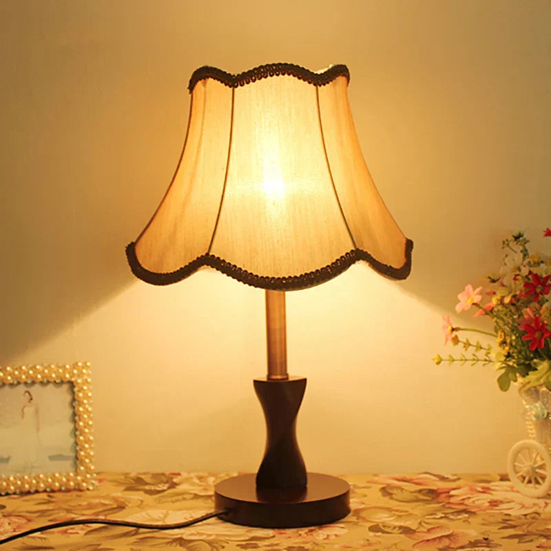 Lampe de Table en Bois pour Salon | Élégance Naturelle