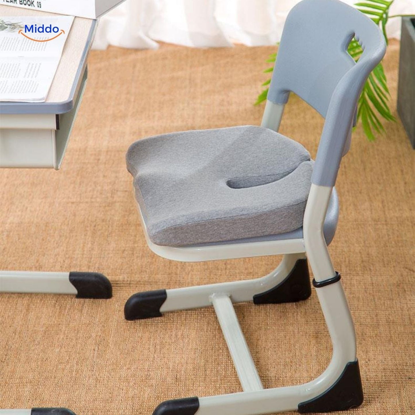 RelaxButt™ Coussin de Siège | Mousse Mémoire Respirante !