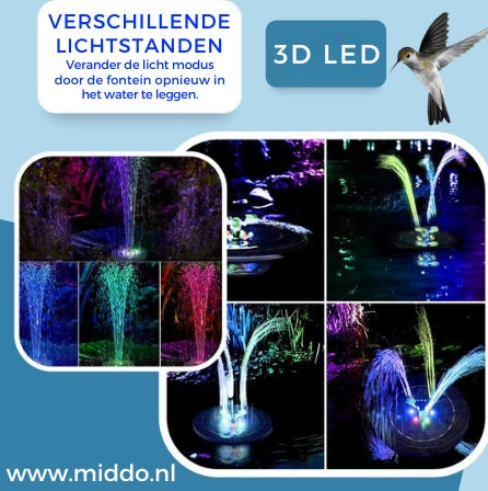 Fontaine écologique pour bassins et étangs avec notre Solar Oasis™