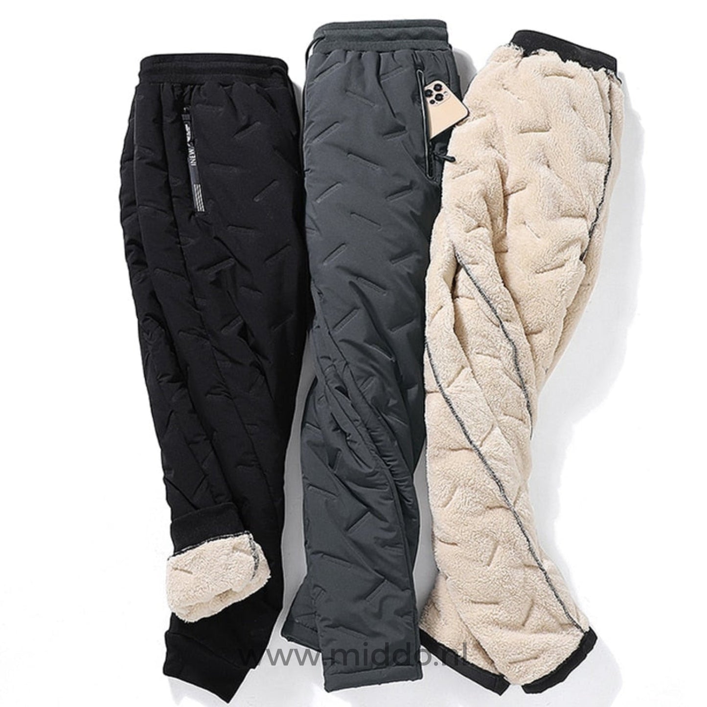 WarmGuard™ Pantalon Thermo Unisexe : Doublé en Polaire & Imperméable