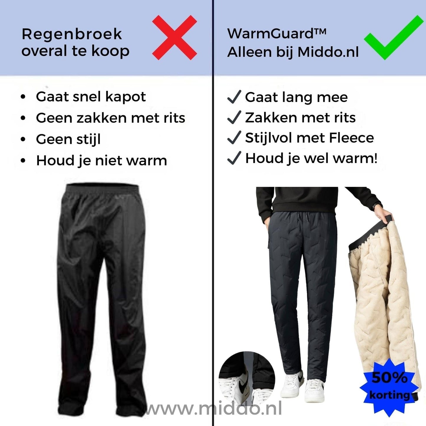 WarmGuard™ Pantalon Thermo Unisexe : Doublé en Polaire & Imperméable