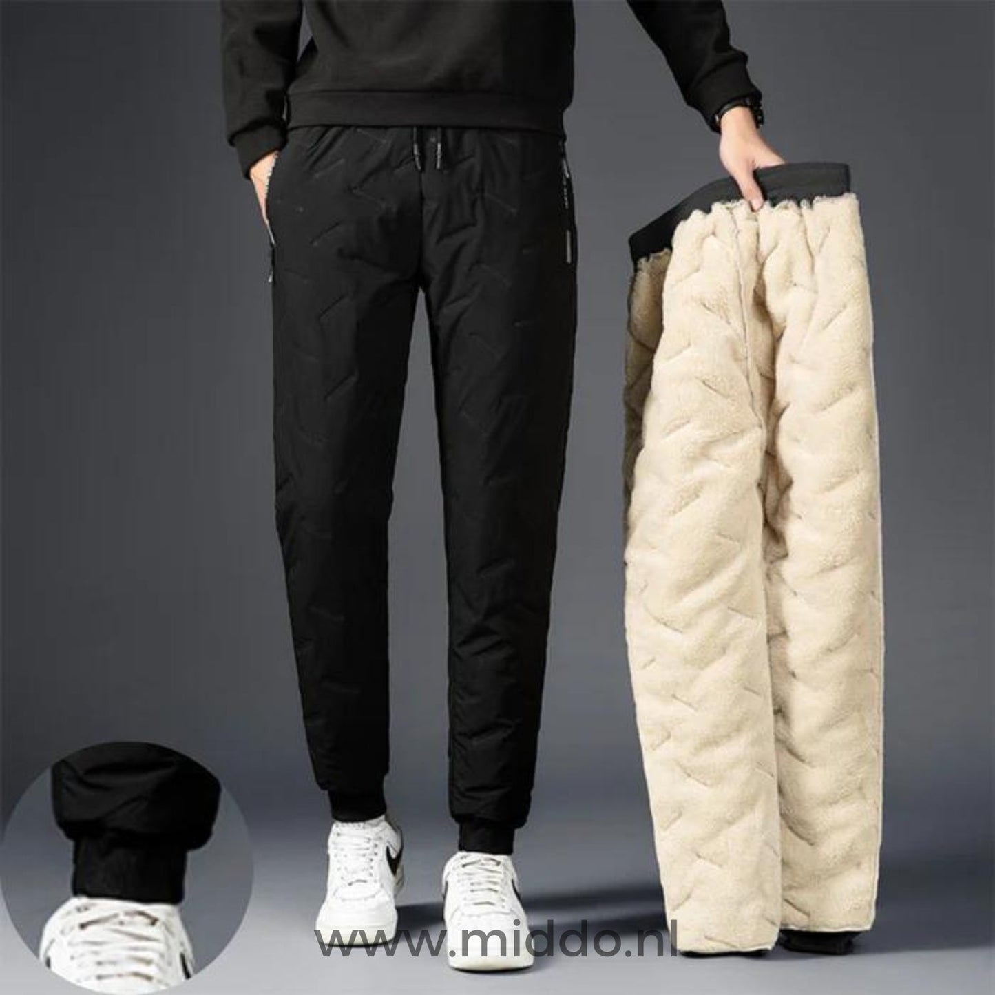 WarmGuard™ Pantalon Thermo Unisexe : Doublé en Polaire & Imperméable