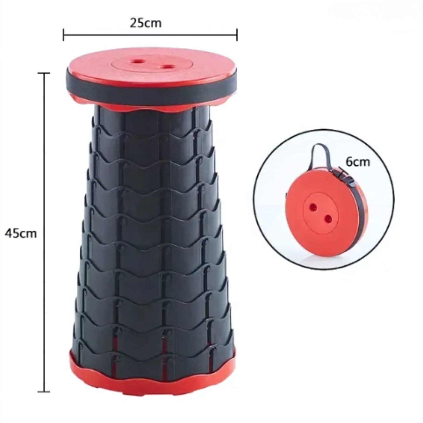 FlexiStool™ Tabouret Télescopique Réglable avec Surface Antidérapante