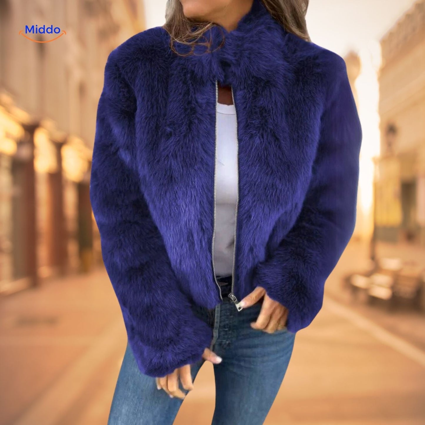 FurElegance™ Manteau | Fausses Fourrures, Chaud & Chic