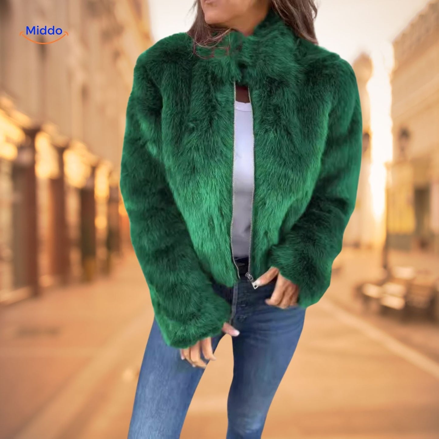 FurElegance™ Manteau | Fausses Fourrures, Chaud & Chic