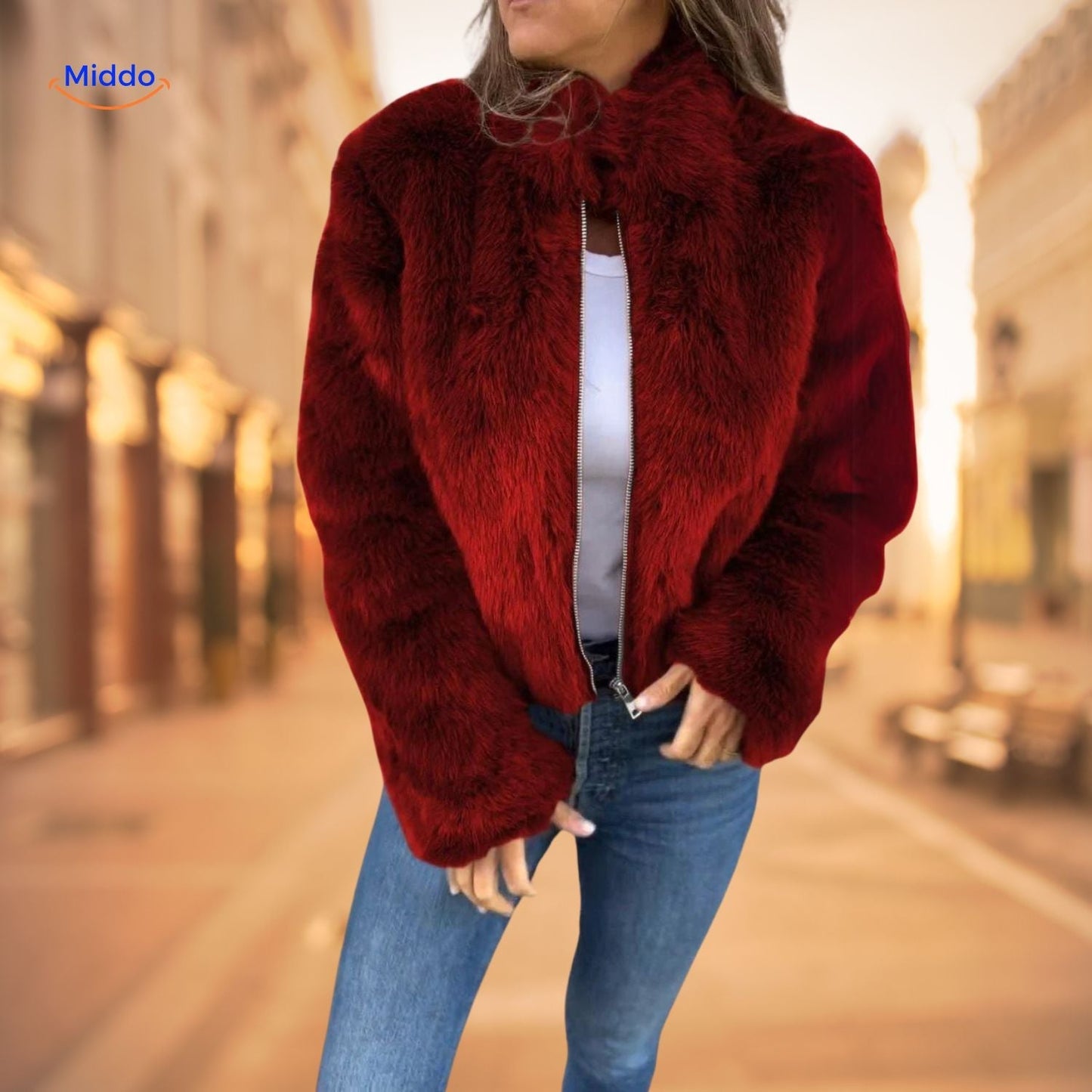 FurElegance™ Manteau | Fausses Fourrures, Chaud & Chic