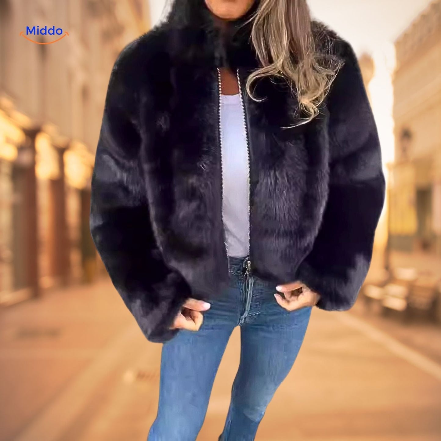 FurElegance™ Manteau | Fausses Fourrures, Chaud & Chic