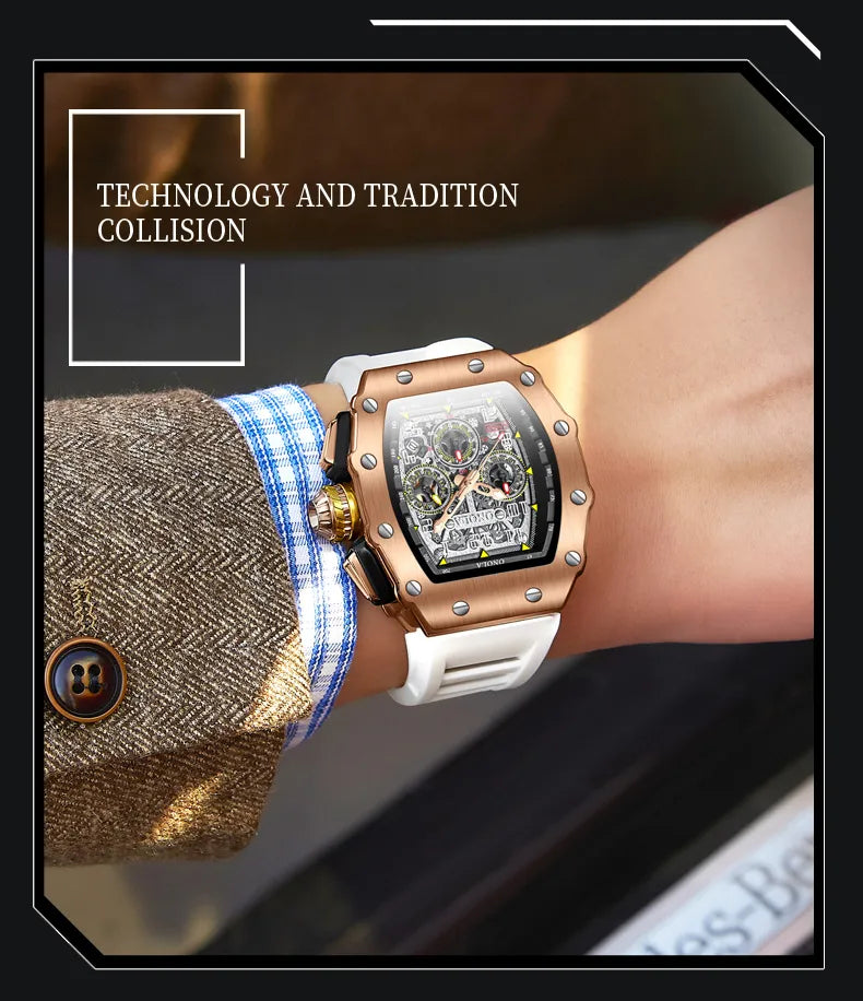 ONOLA™ MILLE – Montre Homme Étanche Premium avec Chronographe