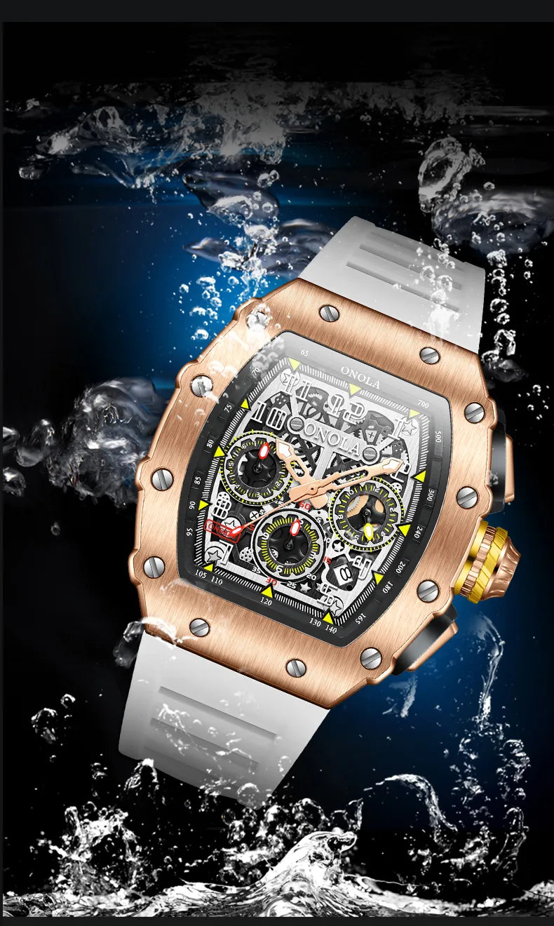 ONOLA™ MILLE – Montre Homme Étanche Premium avec Chronographe