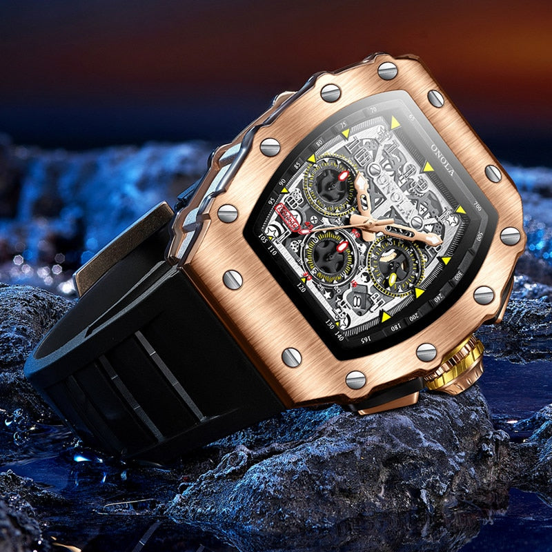 ONOLA™ MILLE – Montre Homme Étanche Premium avec Chronographe