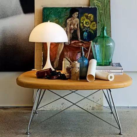 Lampe de Table Petite Forme Champignon Blanc | Élégance Lumineuse