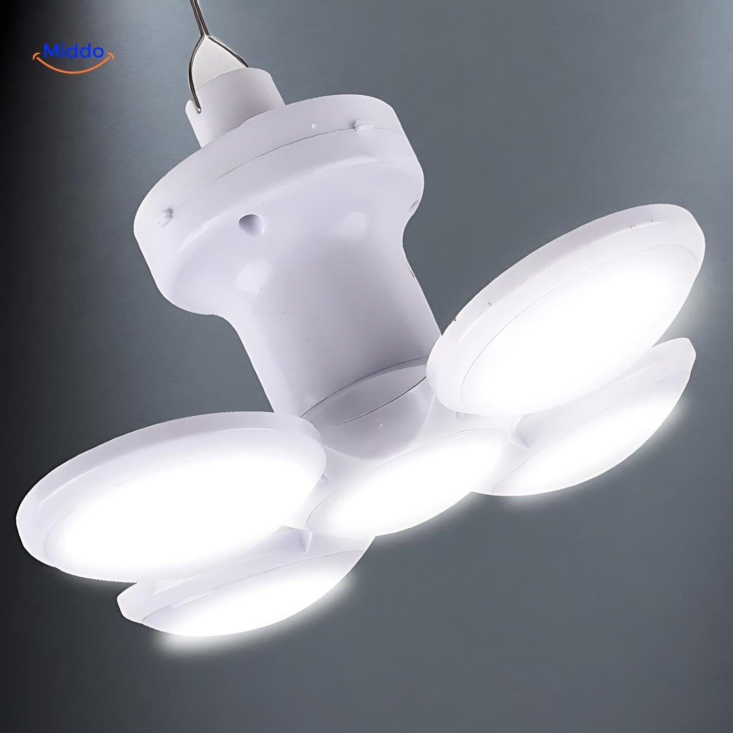 SolarFOLD™ Lampe LED d'extérieur | Portable, Rechargeable par USB et Économique en Énergie