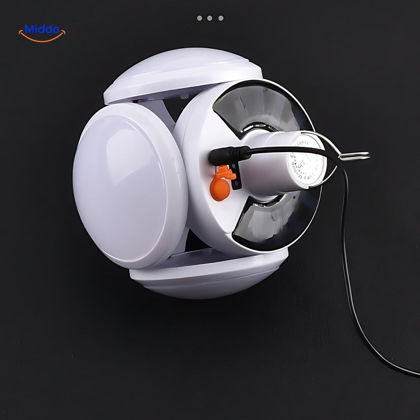 SolarFOLD™ Lampe LED d'extérieur | Portable, Rechargeable par USB et Économique en Énergie